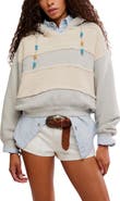 Free People Camp Crush Crop Cotton Blend Hoodie