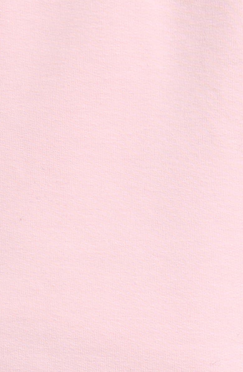 Moncler Kids' Logo Patch Fleece Sweat Shorts, Alternate, color, Light Pink