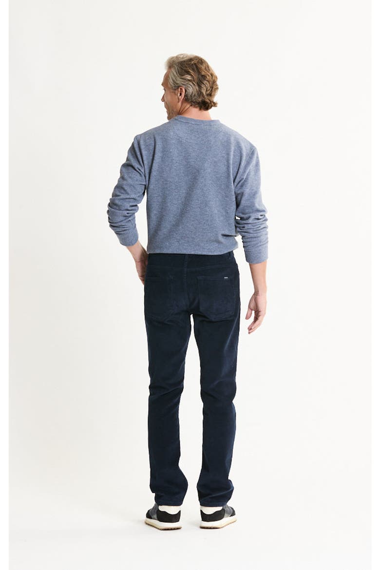 Stretch Corduroy 5-Pocket Pants, Alternate, color, NAVY