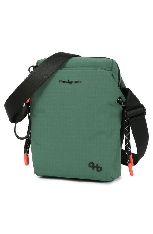 Hedgren Sipho Water Repellent Crossbody Bag In Green