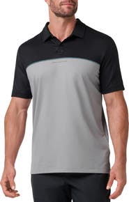 TravisMathew Featherweight Colorblocked Performance Polo