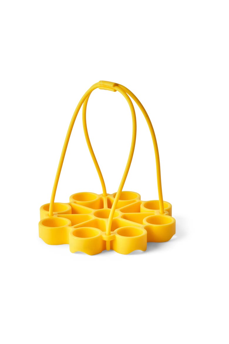 Silicone Egg Rack, Alternate, color, Yellow