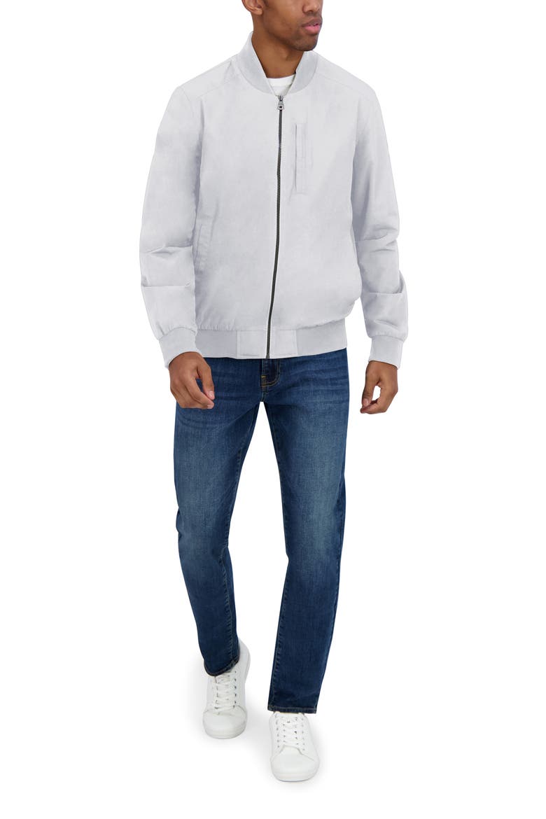 Water Resistant Flight Jacket, Alternate, color, CLOUD GREY