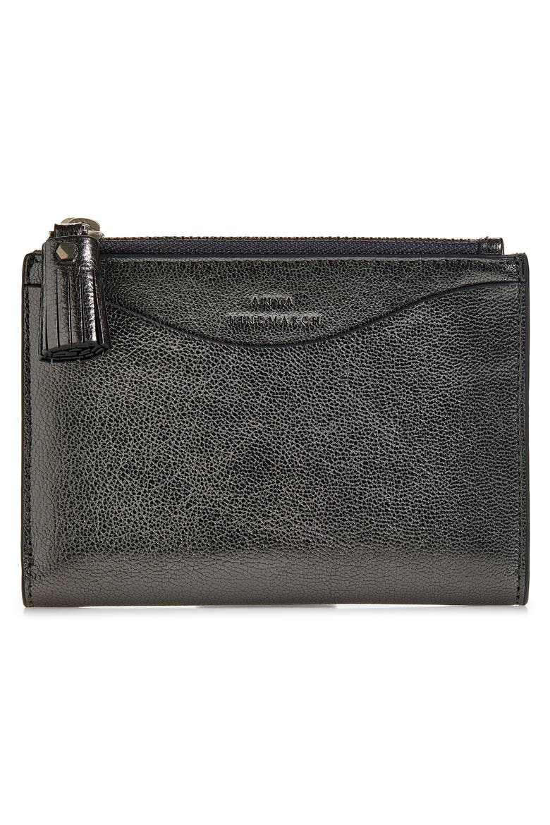 Small Double Zip Wallet, Alternate, color, ANTHRACITE