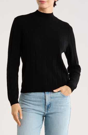 Bruno Magli Wide Rib Wool & Cashmere Sweater