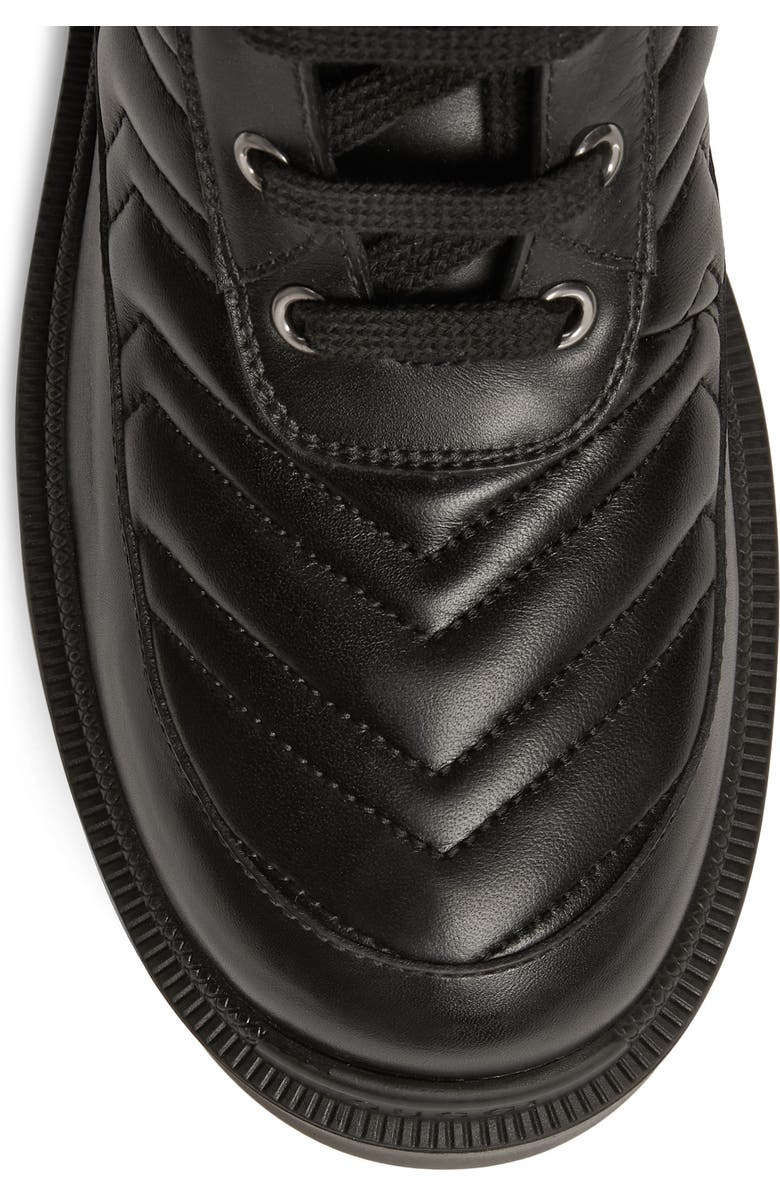 Gucci Frances GG Matelassé Platform Combat Boot, Alternate, color,
