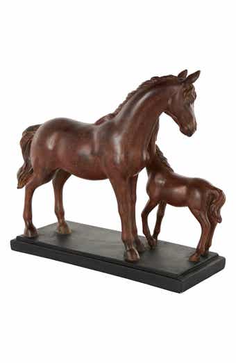 Horse and Foal Sculpture