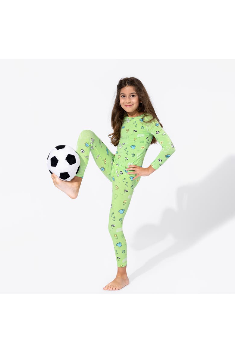 Kids' Soccer Set of 2 Piece Pajamas, Alternate, color, Soccer