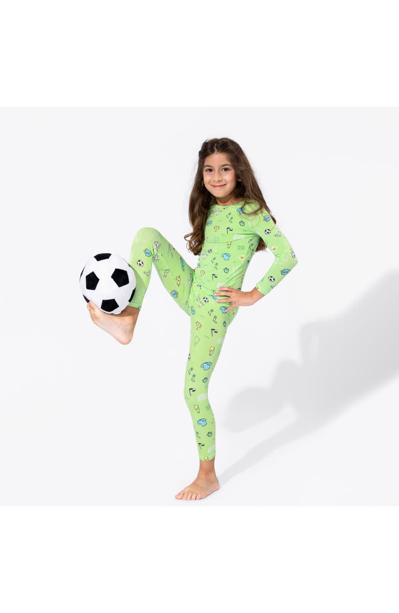 Bellabu Bear Kids' Soccer Set of 2 Piece Pajamas, Alternate, color, Soccer