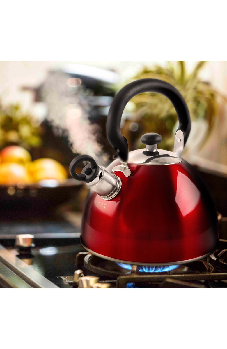 MR COFFEE Morbern 1.8 Quart Tea Kettle, Alternate, color, Red