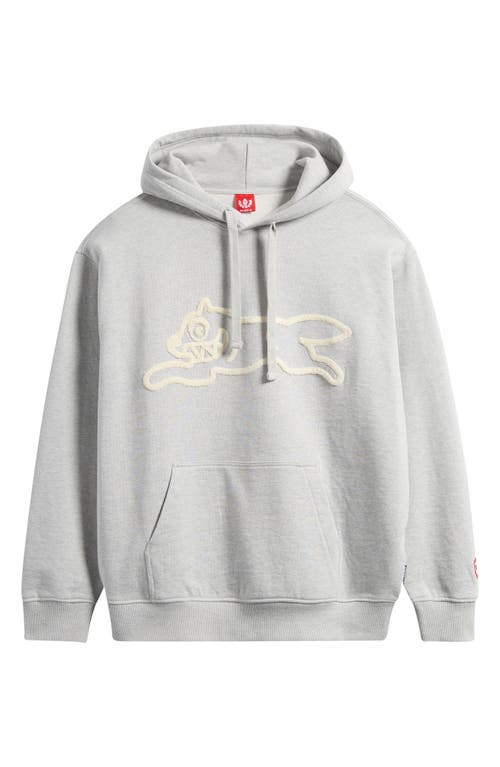 Icecream Sauce Logo Appliqué Hoodie In Gray