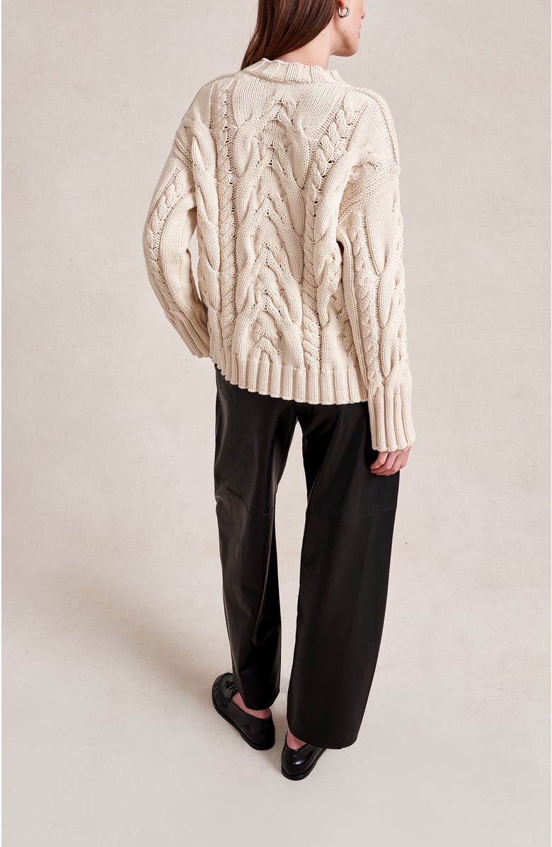 La Ligne Rhys Sweater, Alternate, color, Cream