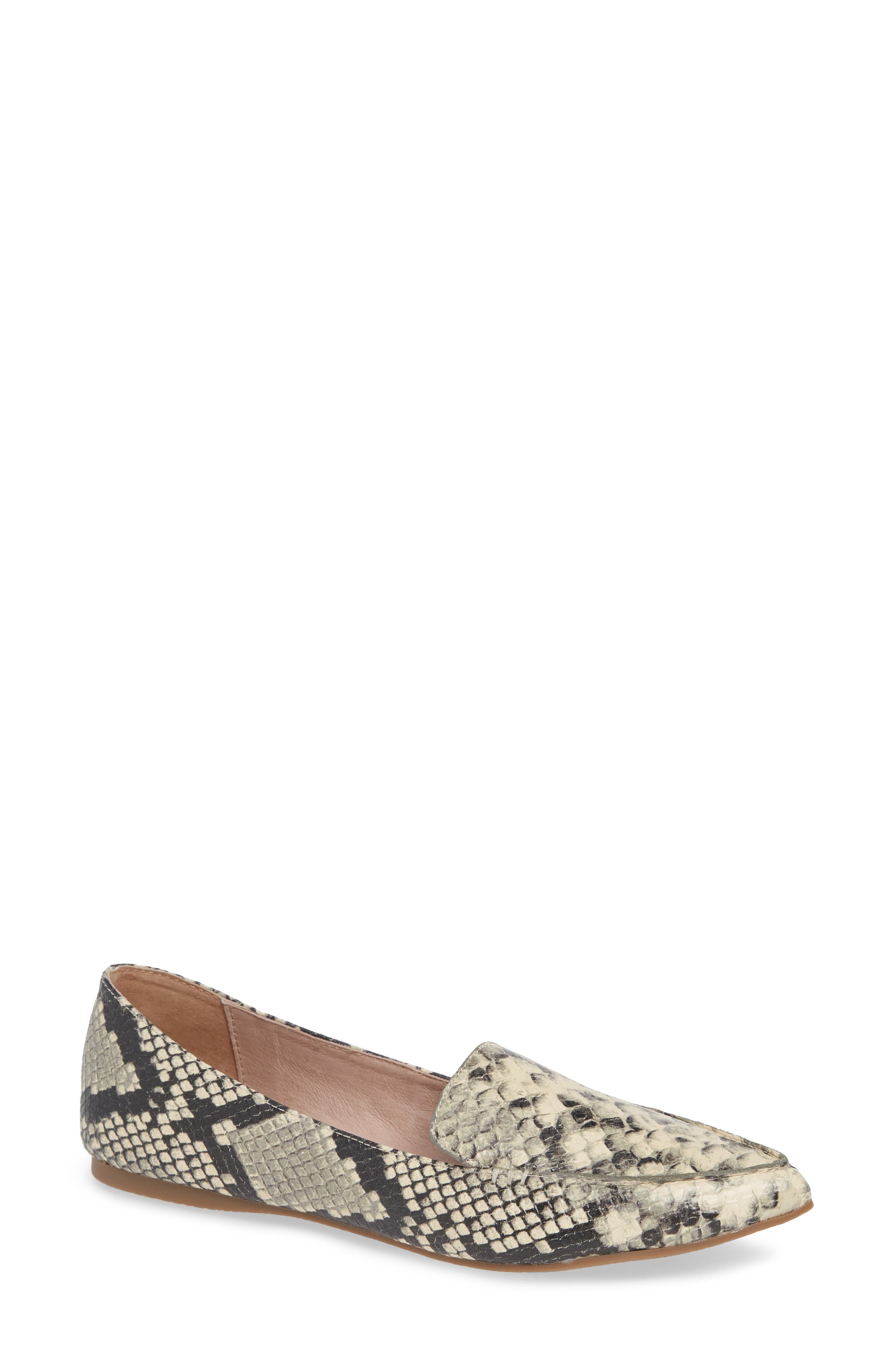 Feather Loafer, Main, color, SNAKE PRINT LEATHER