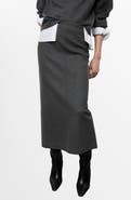MANGO Opening Pencil Skirt