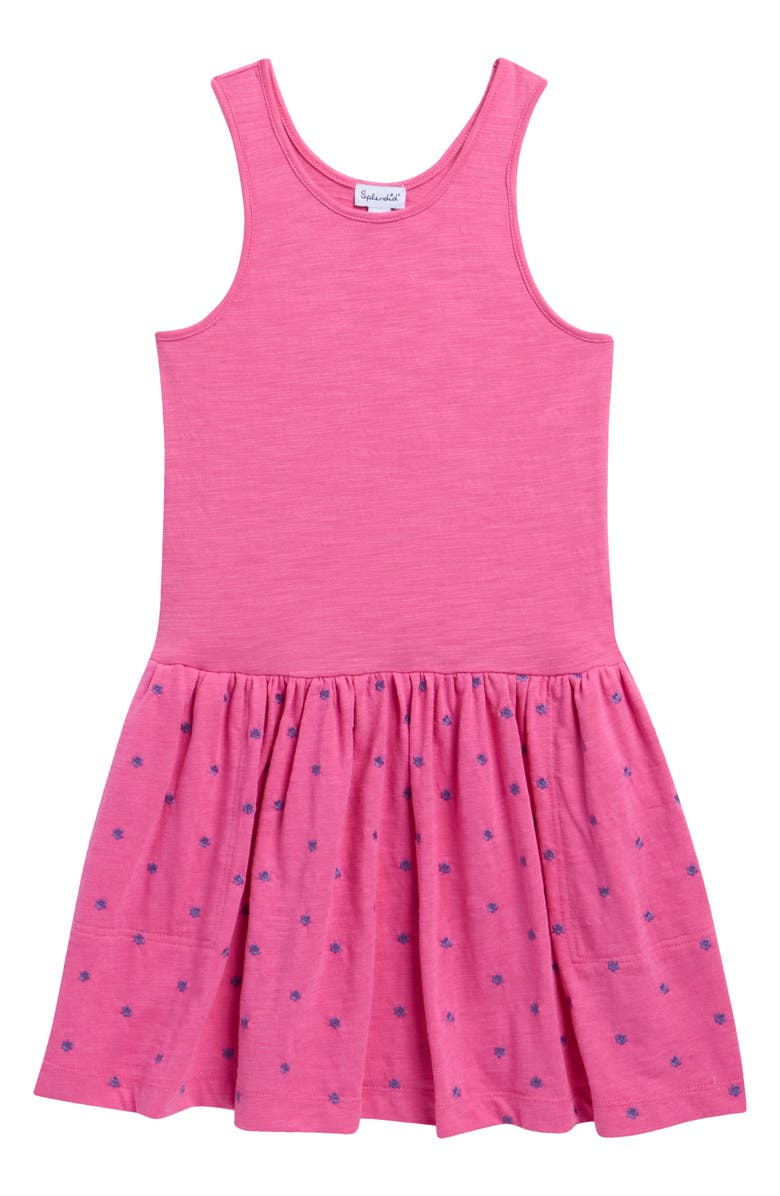 Splendid Kids' Bellflower Dress, Main, color, Dusty Rose