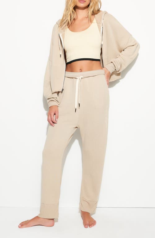 Spiritual Gangster Insignia Hendrix Cotton Blend Sweatpants In Neutral