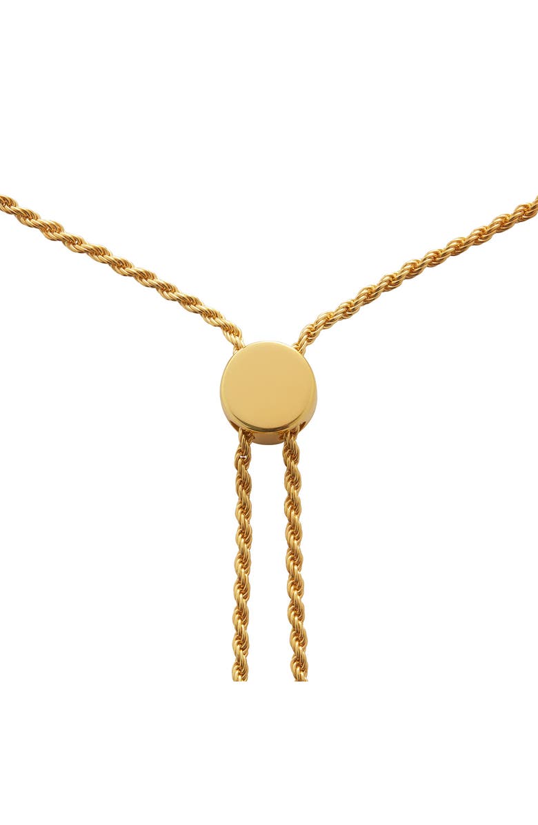 Monica Vinader Chain Link Friendship Slider Bracelet, Alternate, color, 18Ct Gold Vermeil