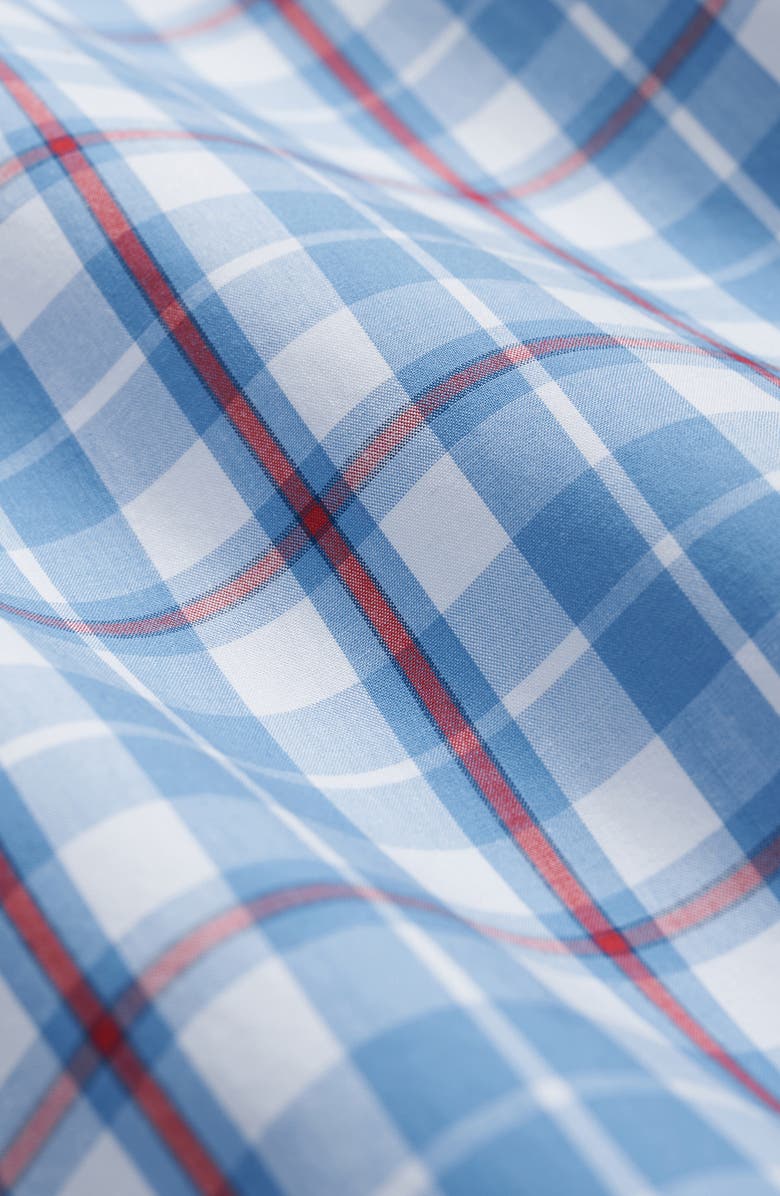 Brooks Brothers Friday Poplin Plaid Cotton Oxford Cloth Button-Down Shirt, Alternate, color, Ultramarinepld