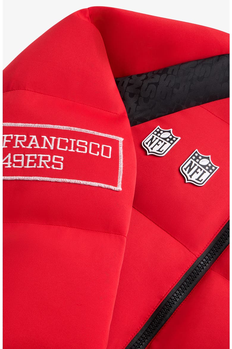 Unisex Team Long Coat, Alternate, color, 49ERS