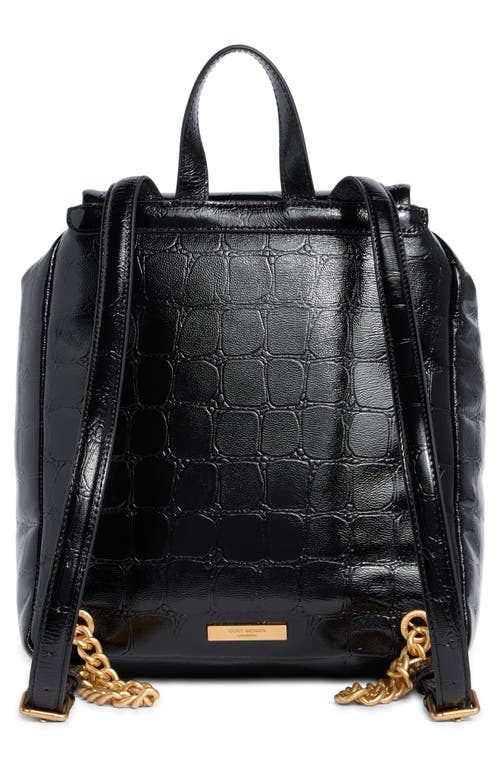 Kurt Geiger London Kensington Leather Backpack In Black