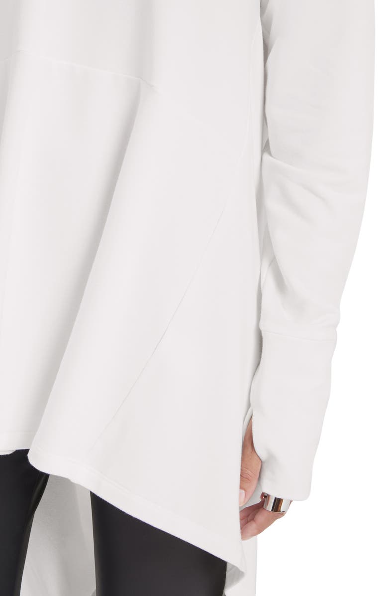 Marcella Firenze Oversize French Terry Hoodie, Alternate, color, Cream