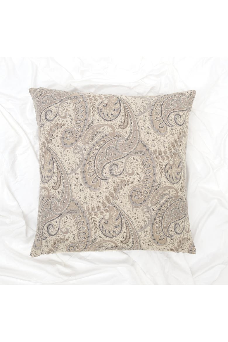 Abha Cotton Euro Sham 26" x 26", Alternate, color, Grey