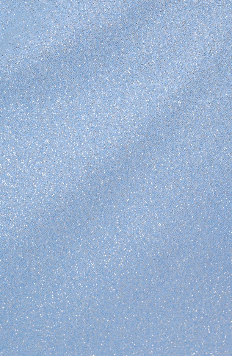 Adrianna Papell Metallic One-Shoulder Gown, Alternate, color, 