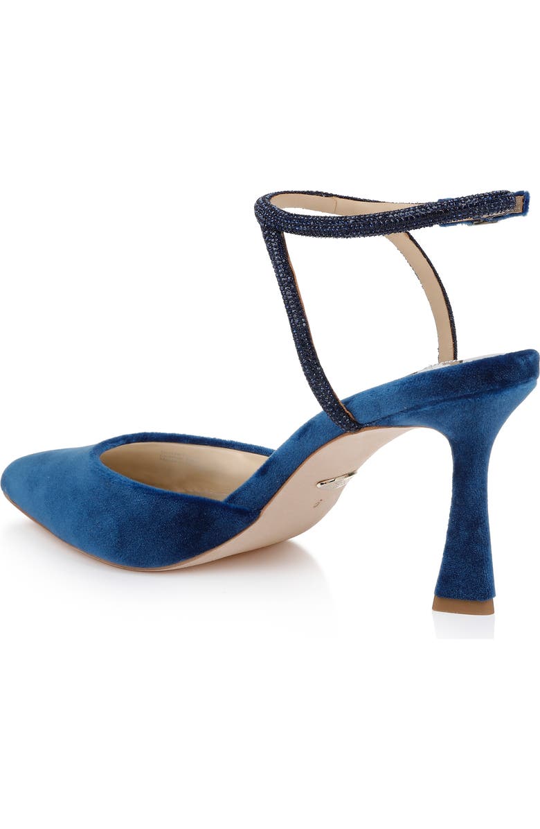 BADGLEY MISCHKA Collection Kamilah Ankle Strap Pump, Alternate, color, Blue Velvt