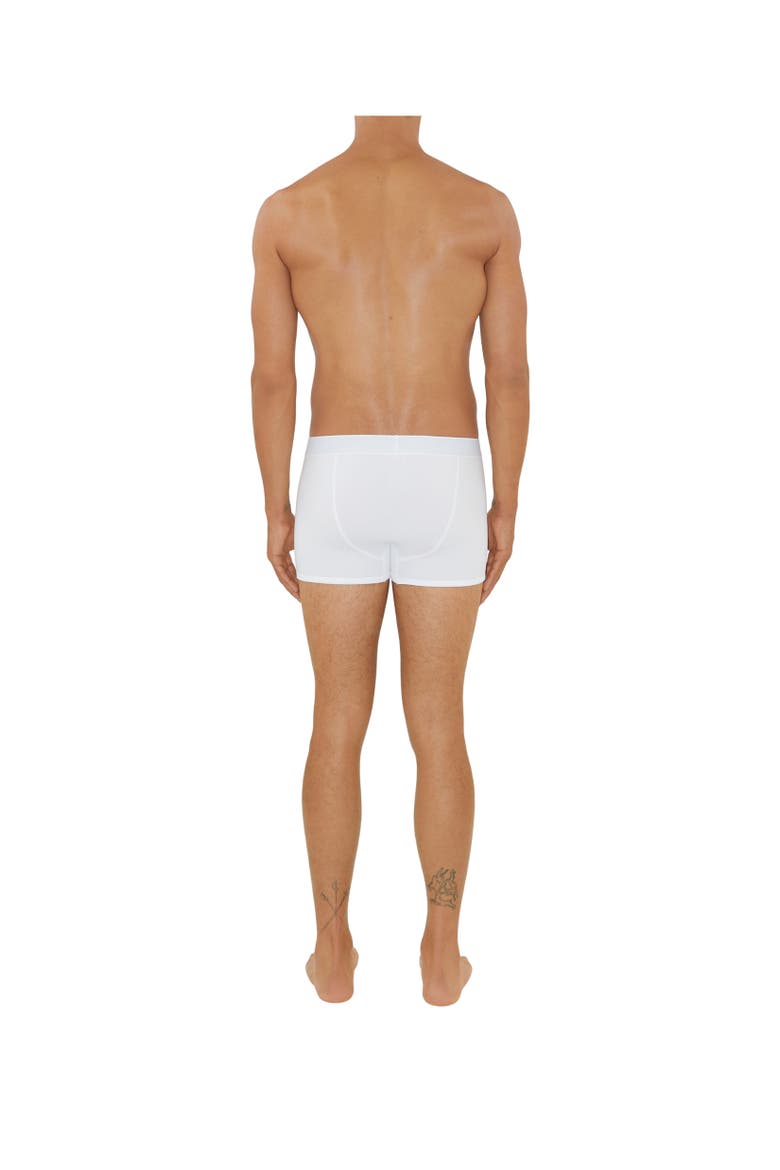 Cotton Boxer Shorts, Alternate, color, White