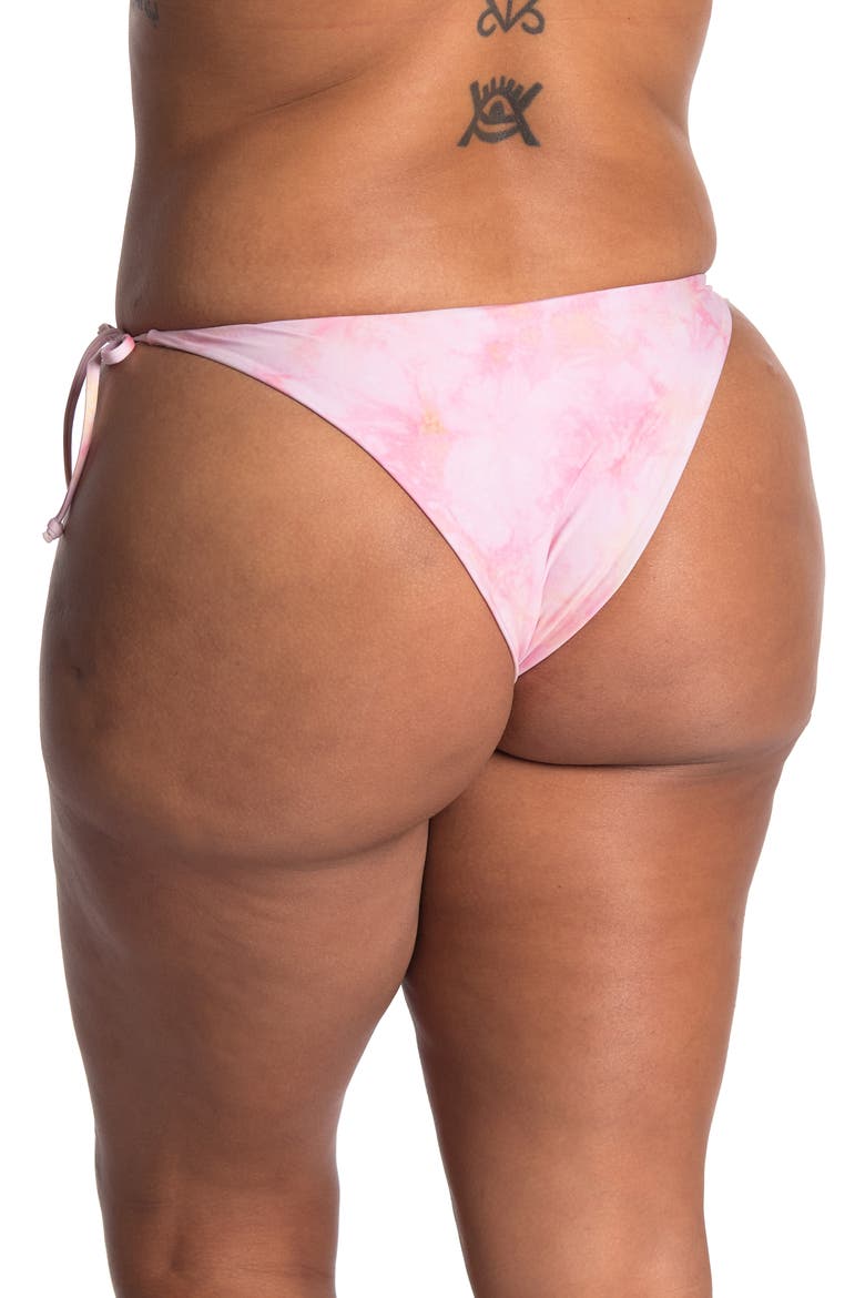 SWIMWEAR Illuminate Tie Side Bikini Bottoms, Alternate, color, PNK