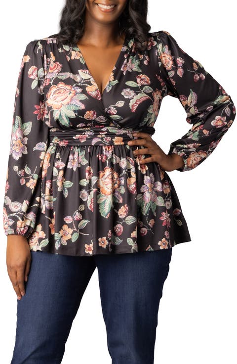 Leah Gathered Top (Plus Size)