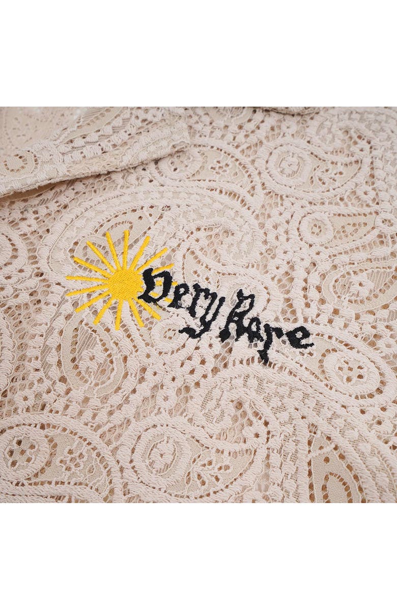 VERYRARE Paisleys Crochet Shirt, Alternate, color, Beige