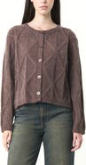 Velez Soren Woven Cardigan With Lurex