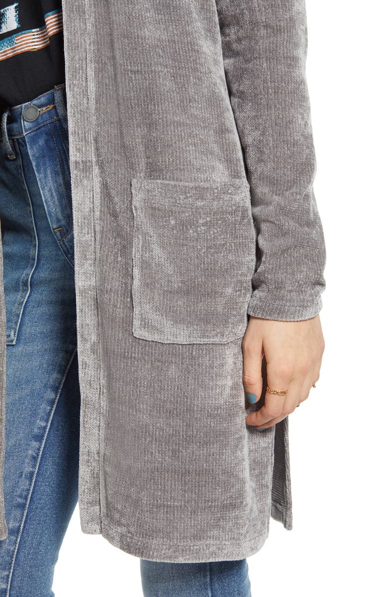 Socialite Chenille Longline Cardigan, Alternate, color,