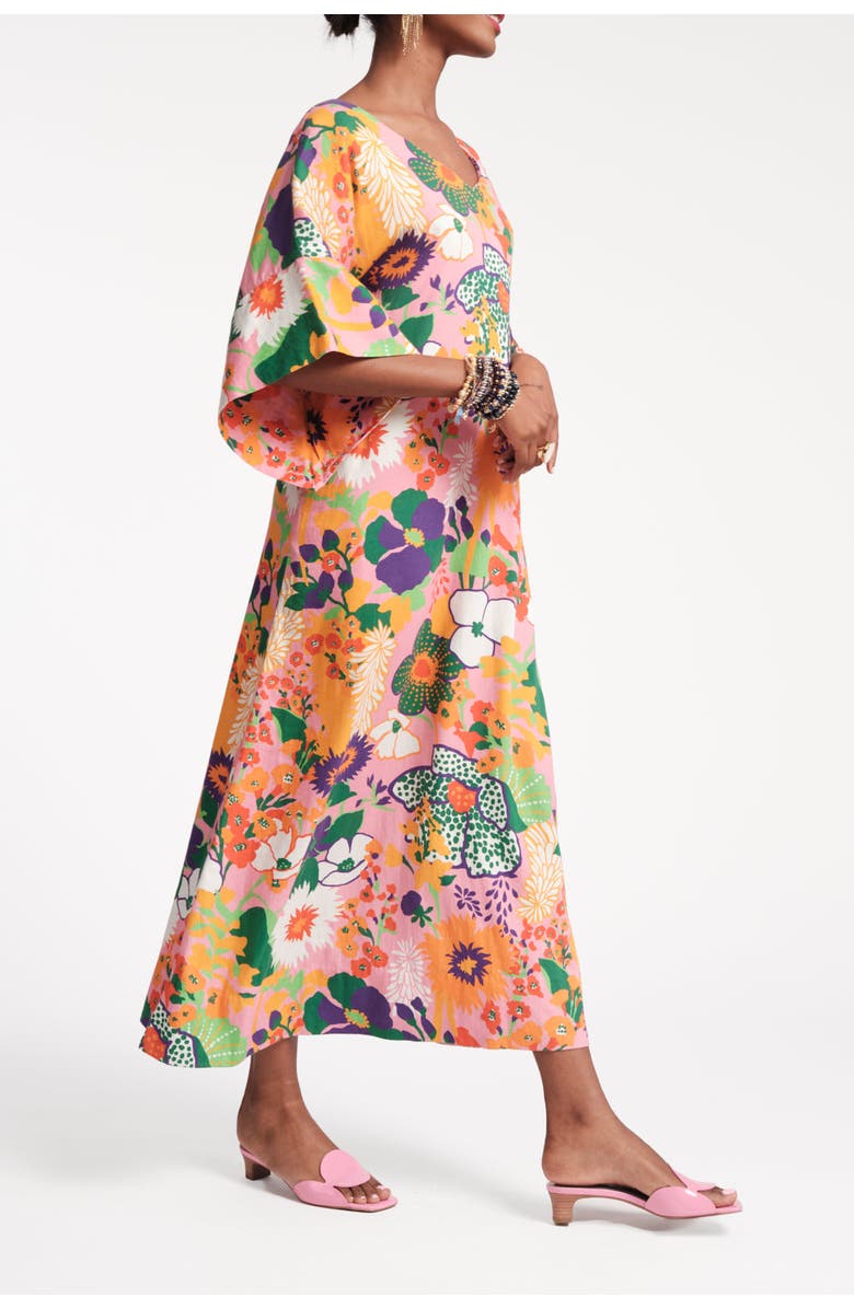 Frances Valentine Fin and Tonic Maxi Dress Botanical Bash, Alternate, color, 