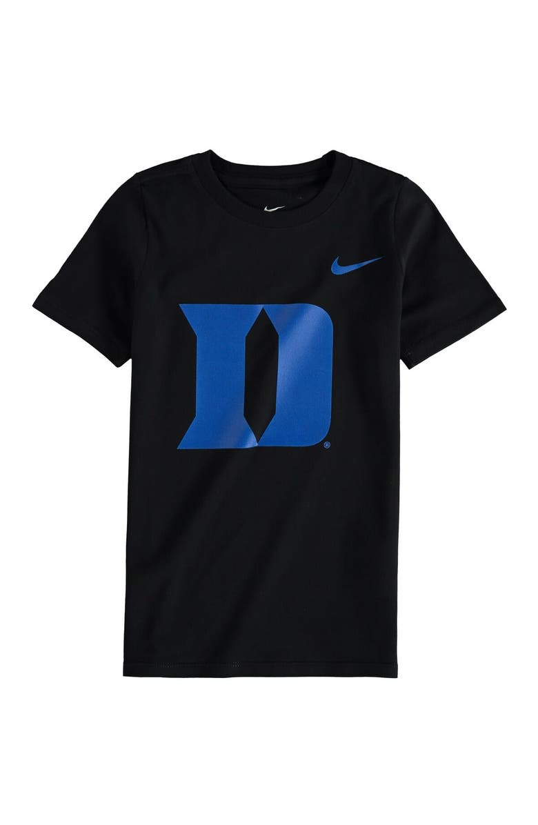 Nike Preschool Nike Black Duke Blue Devils Logo T-Shirt, Main, color,