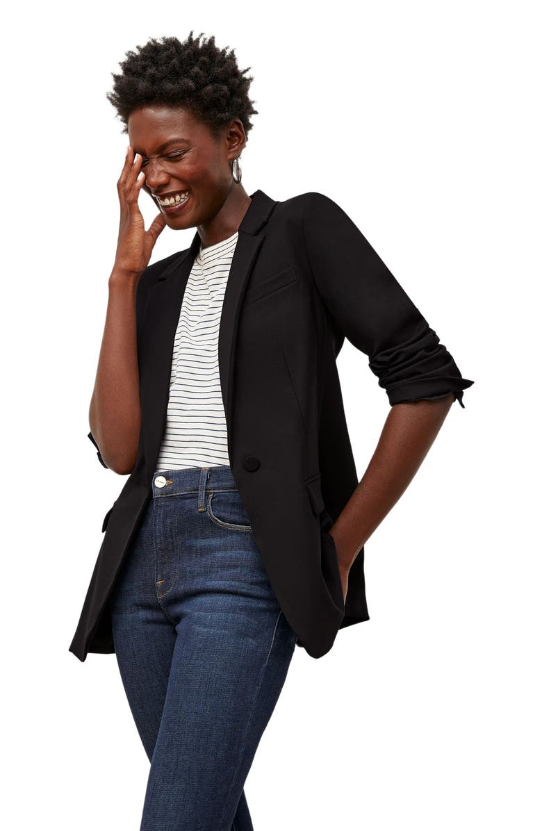 M.M.LaFleur Yiyan Blazer - Wool Twill, Alternate, color,