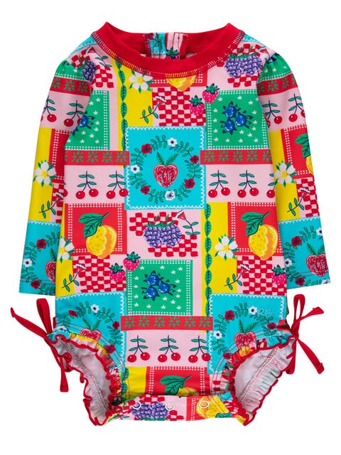 Long Sleeve UPF50 One Piece Rash Guard (Toddler)