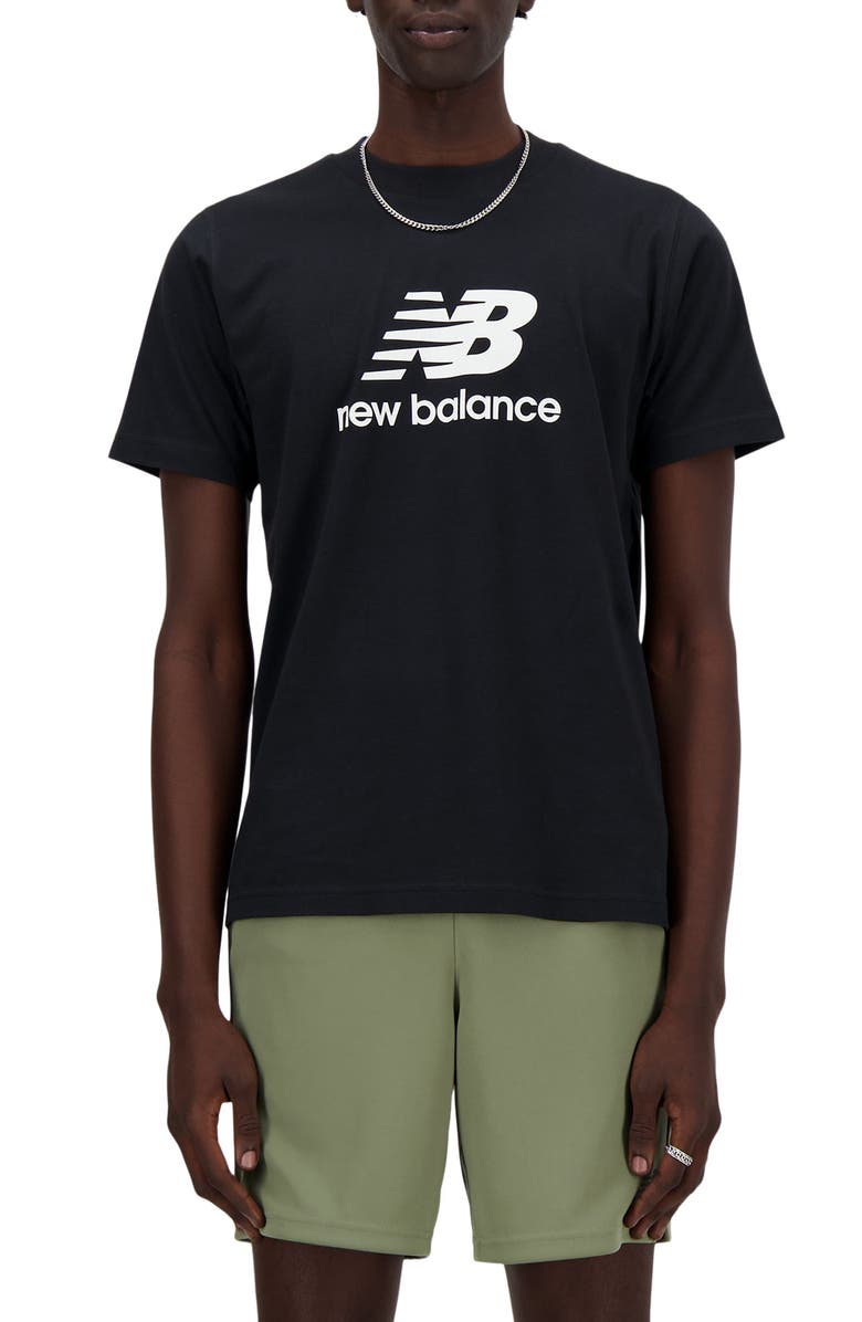 New Balance Sport Essentials Logo Graphic T-Shirt, Main, color, Black