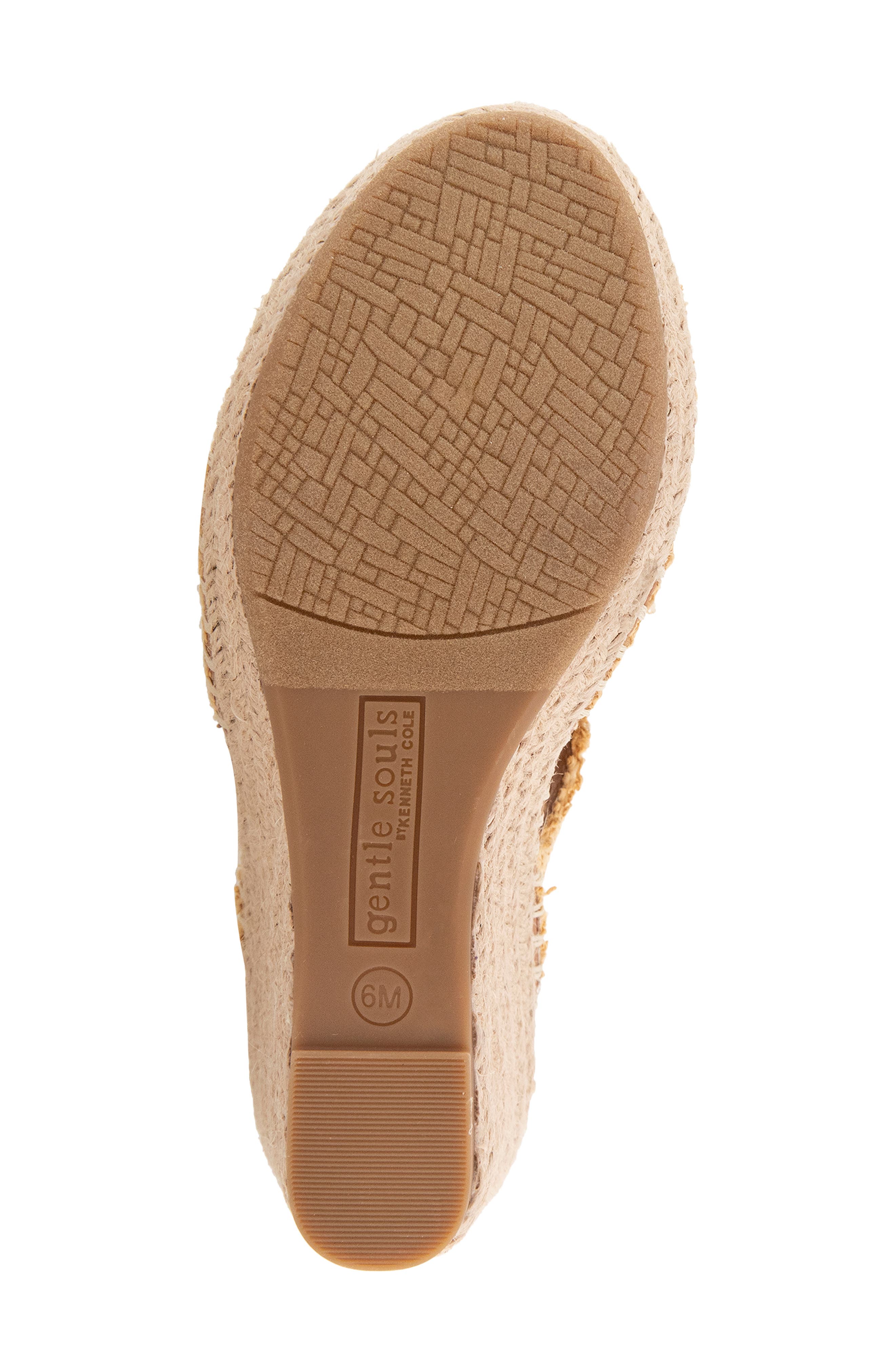 Gentle Souls Cody Cutout Espadrille Wedge Sandal, Alternate, color, Natural Knit