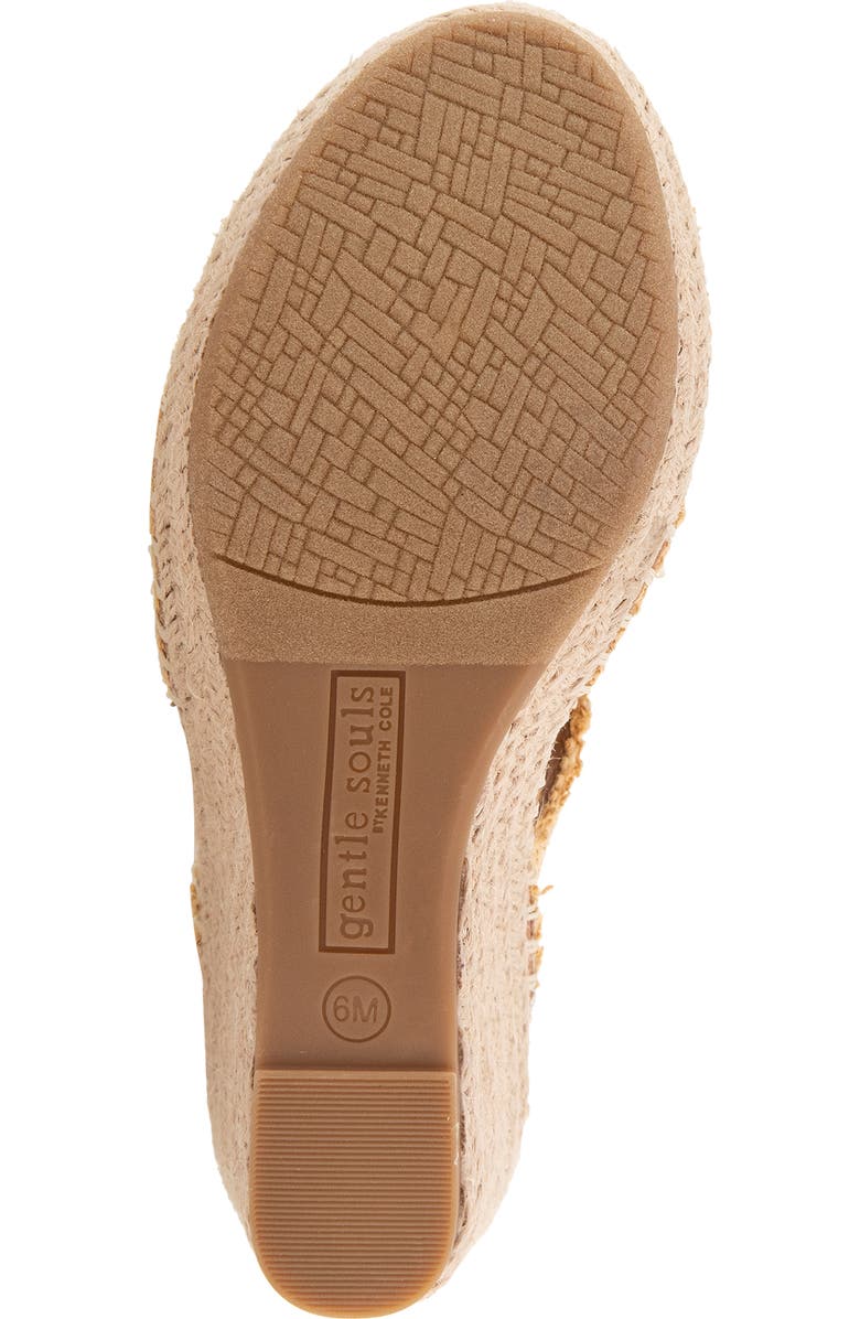 Gentle Souls Cody Cutout Espadrille Wedge Sandal, Alternate, color, Natural Knit
