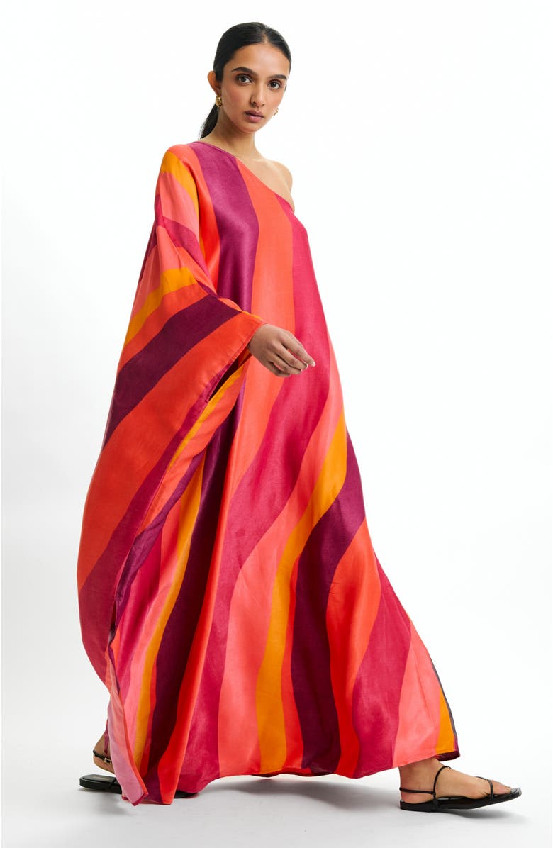 DIARRABLU Satu One-Shoulder Maxi Dress Sano Rose, Alternate, color, Sano Rose