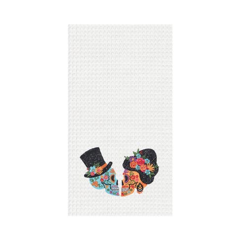 Sugar Skull Couple Towel