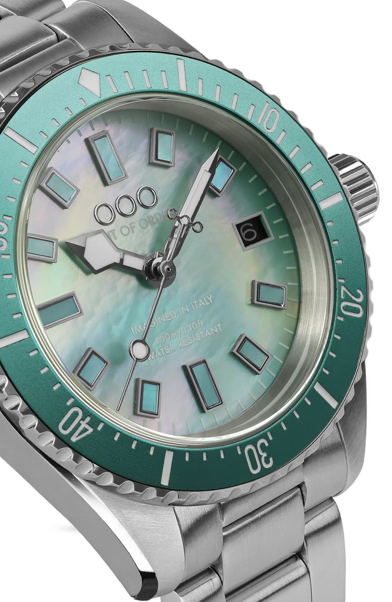 Casanova Turquoise Mother-of-Pearl Bracelet Watch, 38mm