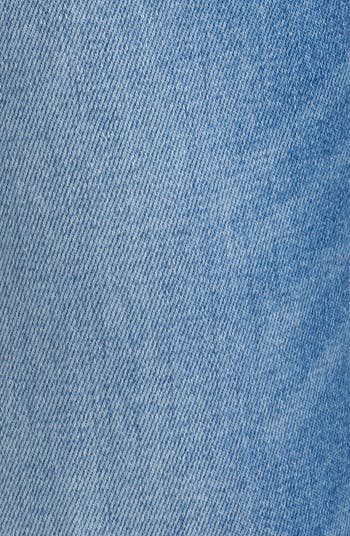 Anessa High Waist Raw Hem Wide Leg Jeans