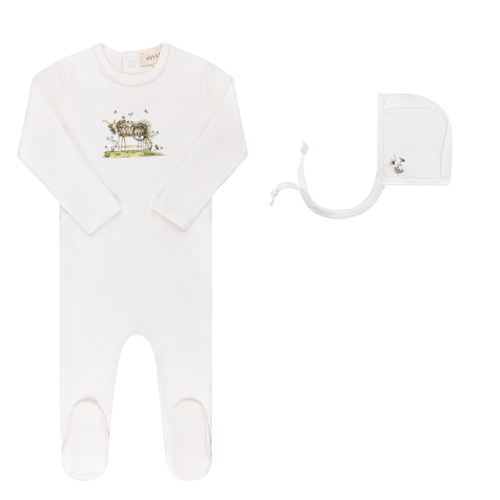 Ely's & Co. Watercolor Cradle Collection In White