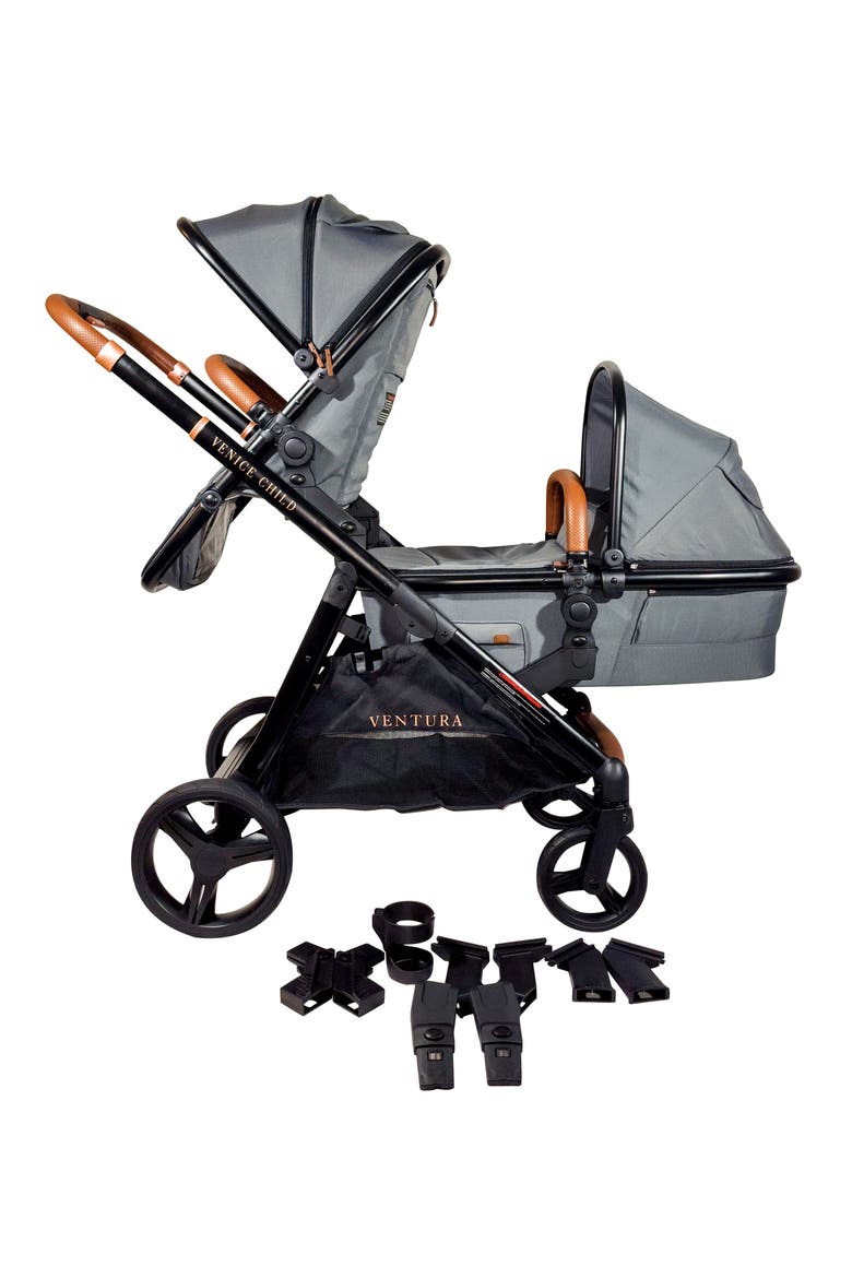 Ventura Stroller & Bassinet, Alternate, color, SHADOW GRAY