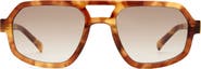 LUV LOU The Banks 53mm Gradient Aviator Sunglasses