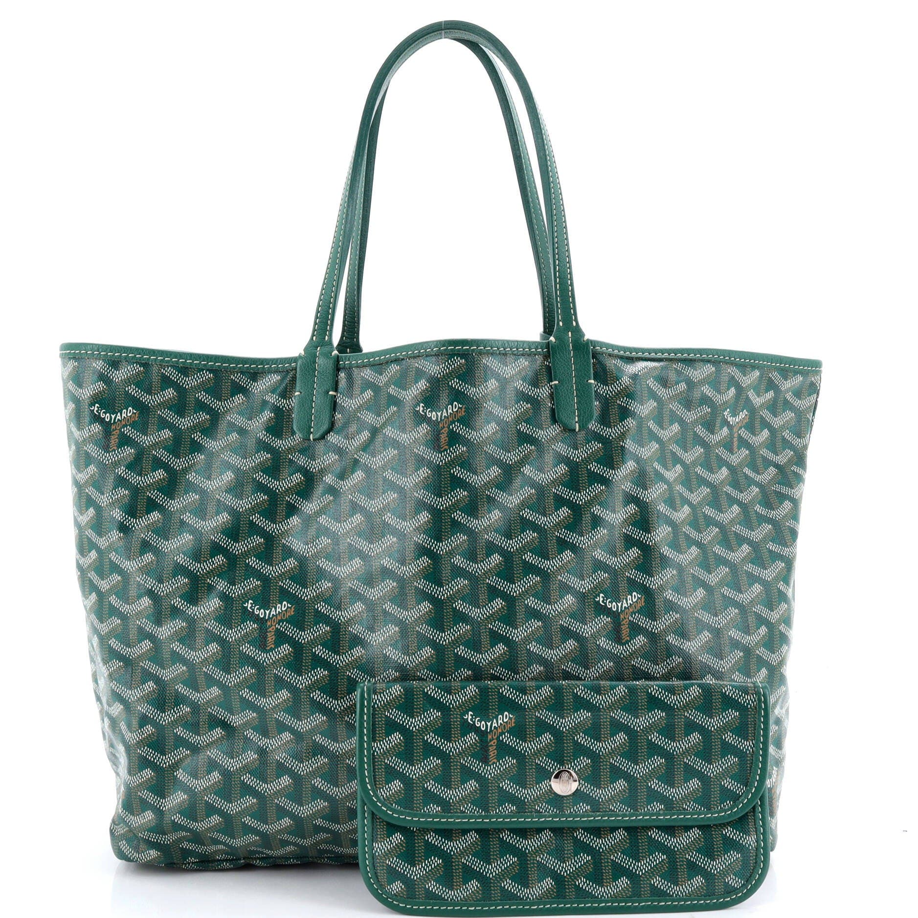 Pre-Owned Goyard Saint Louis Tote Coated Canvas PM, Alternate, color, 