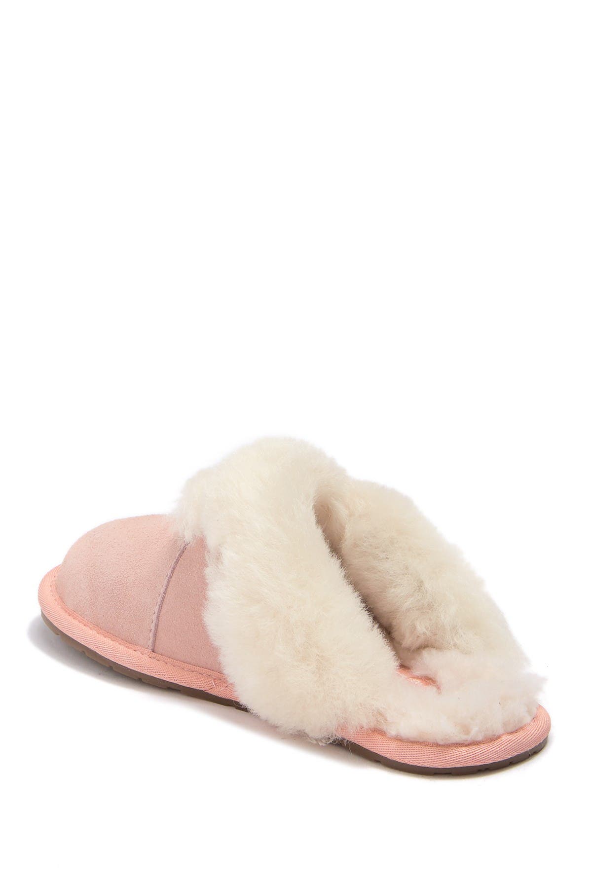 Milo Genuine Shearling Scuff Slipper, Alternate, color, PBS